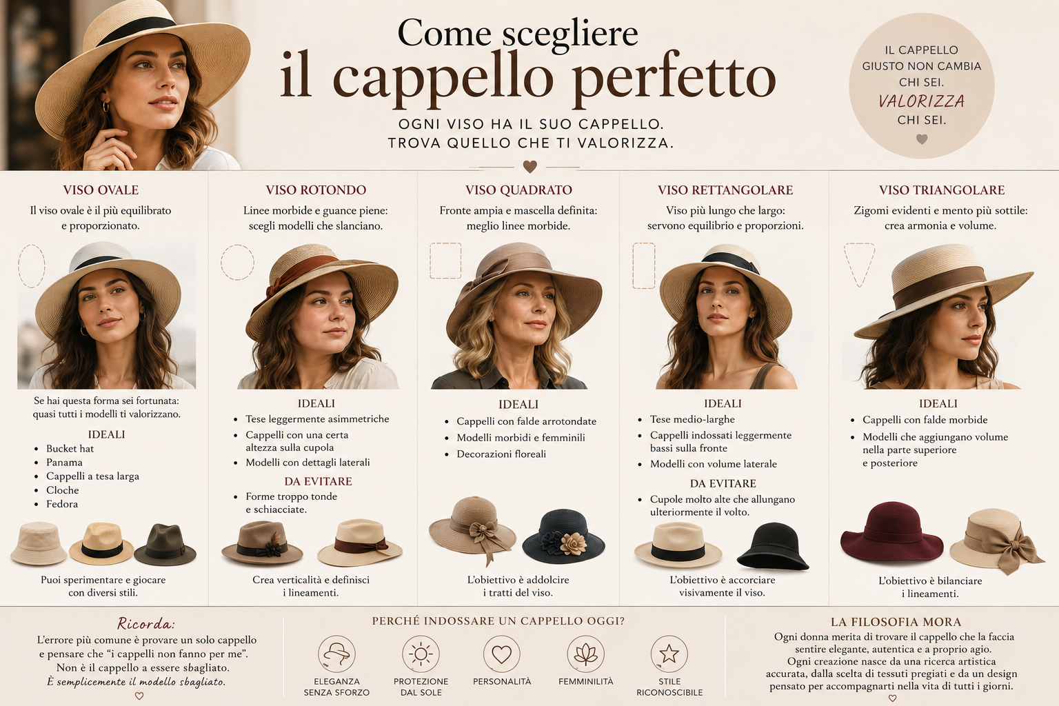 Come scegliere il cappello perfetto: la guida che ogni donna dovrebbe conoscere